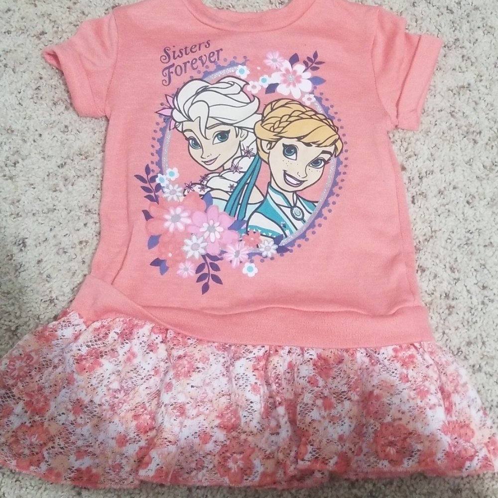 A frozen themed kids blouse